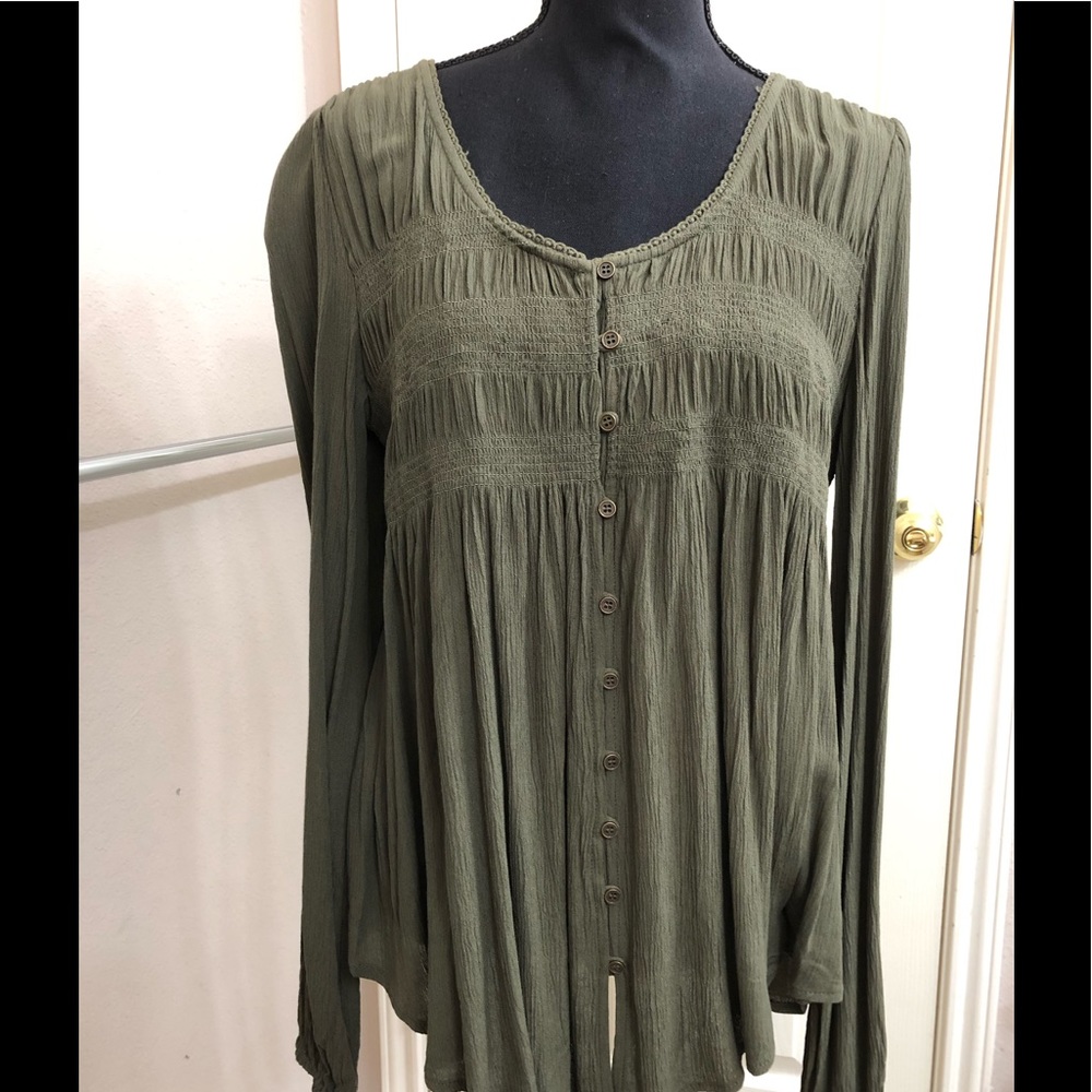 Army Green Top